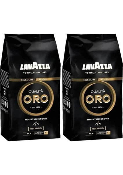 Oro Black Espresso Çekirdek Kahve 1 kg  2 Adet