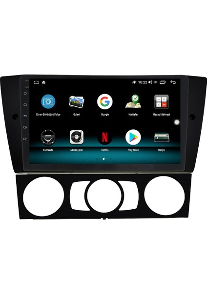 Bmw E90 Android 13 Multimedya Carplay 4gb RAM+64GB HDD Manuel Navigasyon Ekran