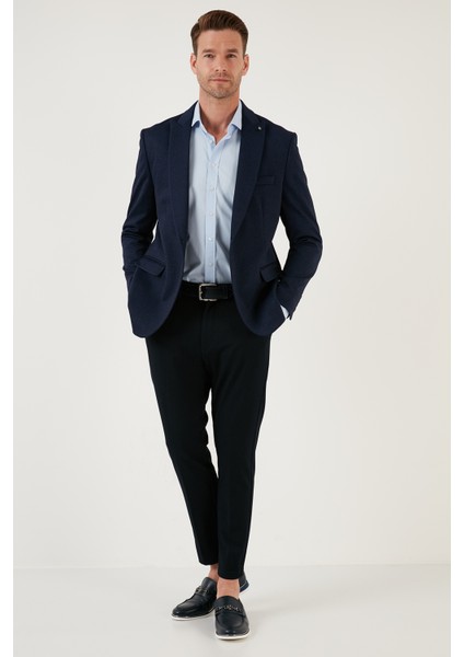 6 Drop Çift Yırtmaçlı Slim Fit Blazer Erkek Ceket 659004 modelleri
