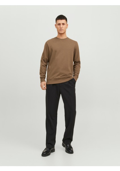 Bisiklet Yaka Baskılı Sweatshirt- Basic fiyatları