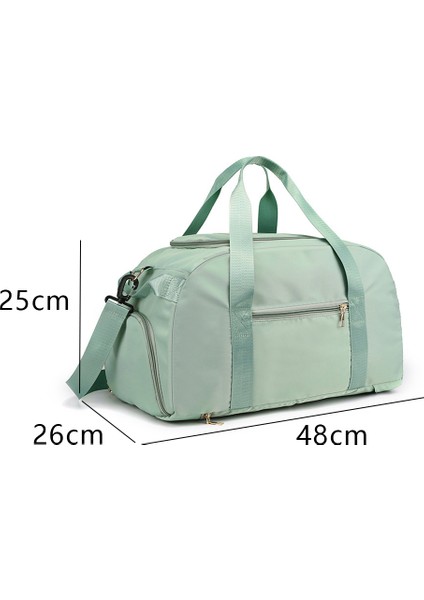 Spor Salonu Çantası - Haftasonu Taşıma Çantası Duffel Omuz Çantası (Yurt Dışından)