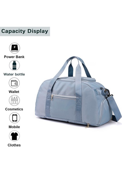 Spor Salonu Çantası - Haftasonu Taşıma Çantası Duffel Omuz Çantası (Yurt Dışından) fırsatları