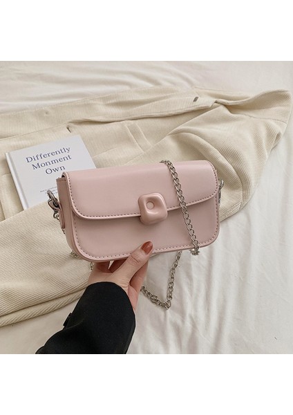 Yeni Pu Deri Joker Crossbody Çanta Küçük Moda Taşınabilir Küçük Çanta (Yurt Dışından)