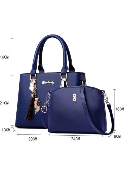 Yeni Moda Pu Messenger Çanta - Günlük Seyahat Için Basit Omuz Çantası (Yurt Dışından)