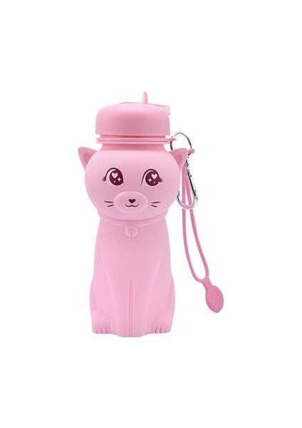 Taşınabilir Damla Geçirmez ve Sızdırmaz Silikon Su Şişesi, (Yurt Dışından)