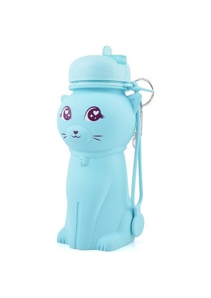 Taşınabilir Damla Geçirmez ve Sızdırmaz Silikon Su Şişesi, (Yurt Dışından)