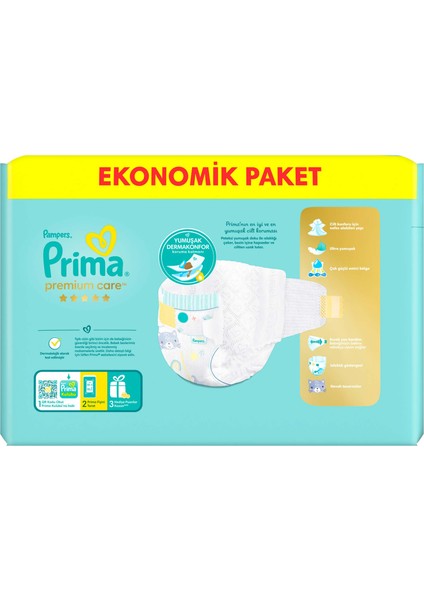 Bebek Bezi Premium Care 6 Numara 35 Adet Ekonomik Paket