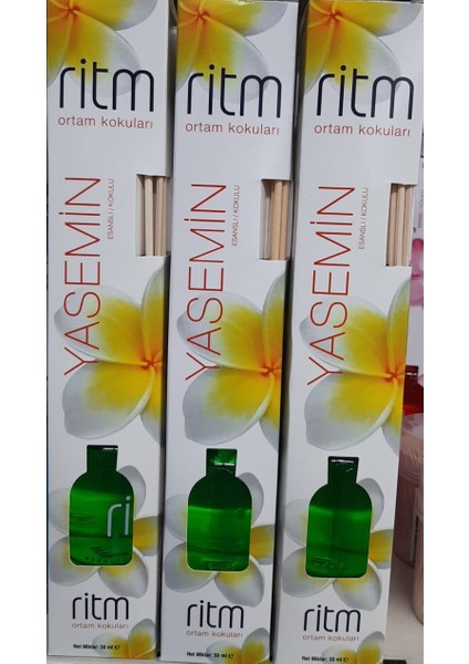 Bambu Oda Kokusu  50 ml 3'lü Paket Yasemin Kokulu