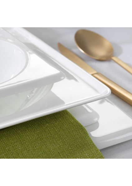 Blanc Bone Yemek Takımı 60 Parça Beyaz modelleri