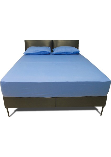 Mavi Ranforce Çift Kişilik Çarşaf Seti fırsatları