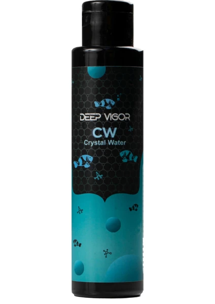 Deep Vigor - Crystal Water - 125 ml Su Berraklaştırıcı- Tatlı ve Tuzlu Su Akvaryumlar Için Uygundur.