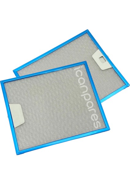 Arçelik 25X30 cm Aspiratör Davlumbaz Alüminyum Yağ Filtresi 2 Ad.