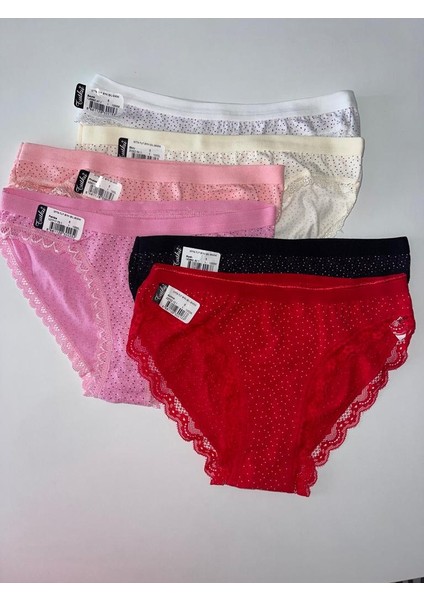 Tutku Bayan pamuk Bikini Külot 6"lı paket (XS-S-M)