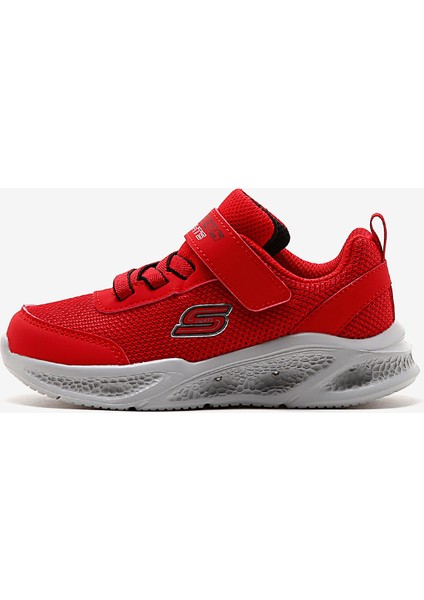 Skechers Meteor-Lights Küçük Erkek Çocuk Kırmızı Işıklı Spor Ayakkabı 401675N Rdbk