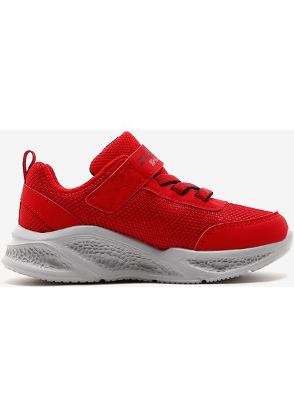 Skechers Meteor-Lights Küçük Erkek Çocuk Kırmızı Işıklı Spor Ayakkabı 401675N Rdbk