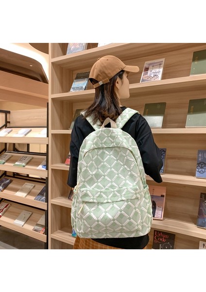 Hafif Kabarcık Izgara Okul Kadın Üniversite Öğrencileri Eşkenar Dörtgen Sırt Lise Öğrencisi Seyahat Sırt Çantası (Yurt Dışından) fiyatları