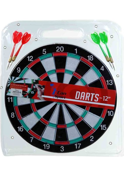 Büyük Boy Dart 6 Adet Iğneli 15 Inc Dart