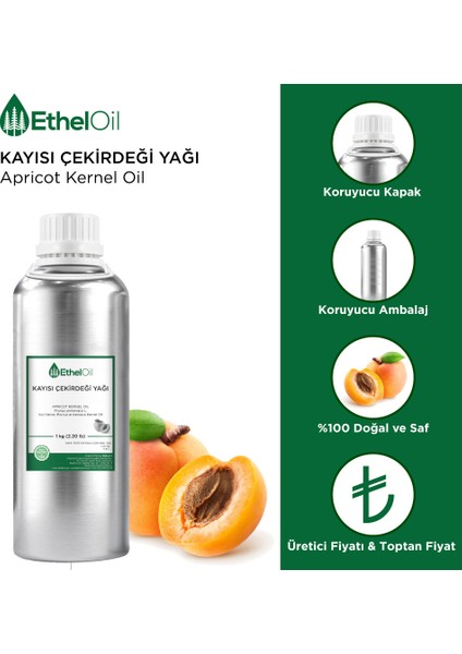 Kayısı Çekirdeği Yağı 1 kg fiyatları