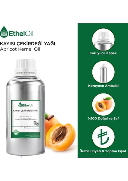 Kayısı Çekirdeği Yağı 500 gr fiyatları