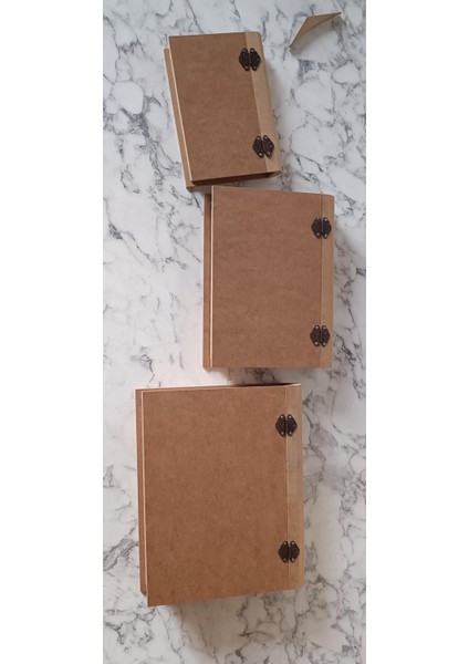 Hobi Adn Kitap Kutu 3'lü Set Ahşap Mdf Ham Ankara Siteler Ürünü El Yapım fiyatları