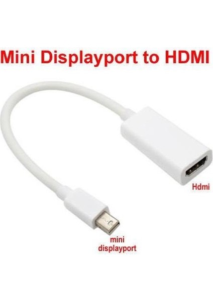 Mini Displayport To HDMI Kablosu Çevirici Dönüştürücü Adaptör modelleri