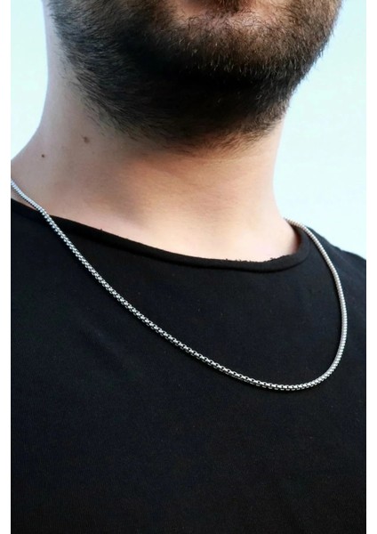 Örme Zincir Çelik Kolye