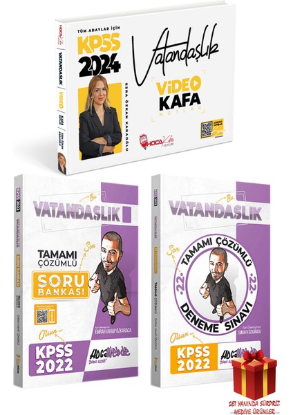 2024 Hoca Kafası KPSS Vatandaşlık Konu Anlatım + Hocawebde Vatandaşlık Sb + Hocawebde Vat Deneme +