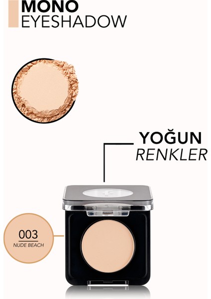 Mono Yüksek Pigmentli & Mat Bitişli Kompakt Göz Farı fırsatları