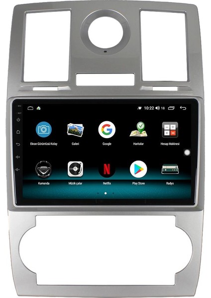 Chrysler 300C Android 13 Multimedya Carplay 4gb RAM+64GB HDD Navigasyon Ekran