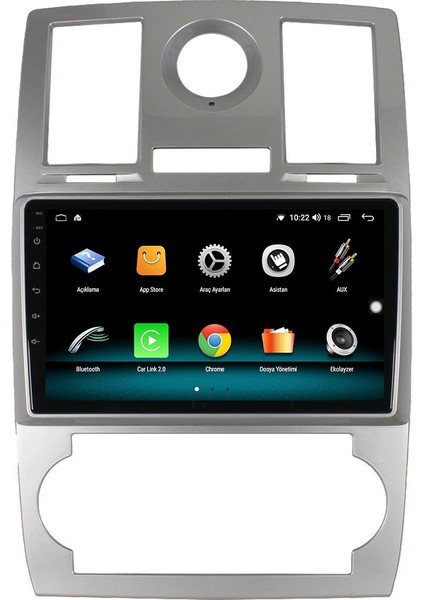 Chrysler 300C Android 13 Multimedya Carplay 4gb RAM+64GB HDD Navigasyon Ekran