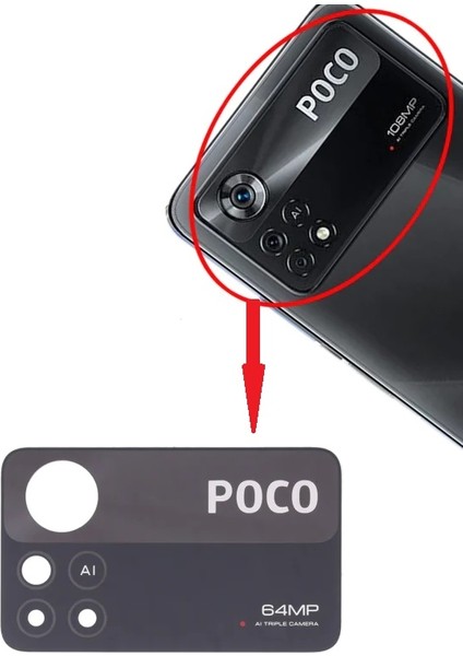 Xiaomi Poco X4 Pro 5g Uyumlu Kamera Lensi Camı 2201116PG