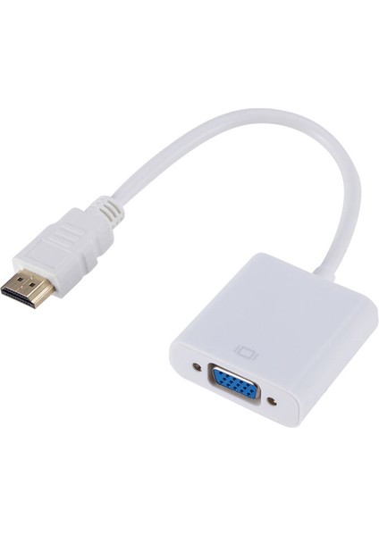 Hdmı to Vga +ses çecirici converter kablo beyaz