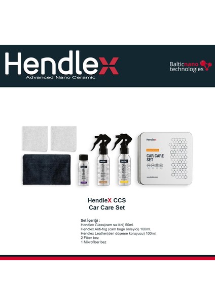 Car Care Set - Su Itici-Buğu Önleyici-Deri Koruma