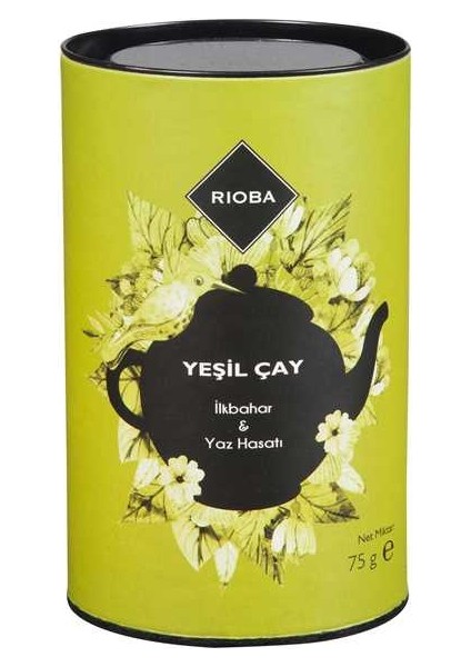 Rıoba Yeşil Çay Ilkbahar&yaz Hasatı 75G