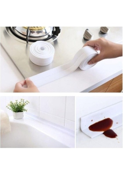 Su Sızdırmaz Geçirmez Bant Lavabo Küvet Kenar Bandı Küvet Duş 3,2 M x 38 fırsatları
