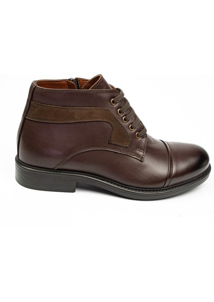 1738 Kahverengi Deri Klasik Erkek Bot fiyatları