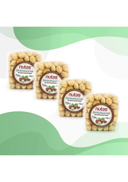 Çifte Kavrulmuş İç Fındık 125 gr x 4