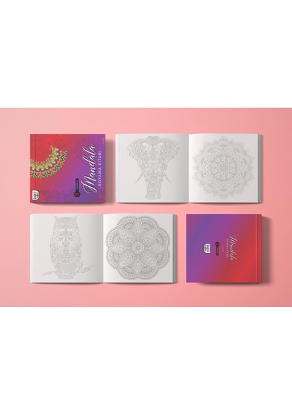 Mandala Sanatının Büyüsü: 24 Özel Desenle Dolu Perforajlı Boyama Kitabı!