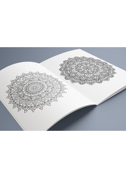 Mandala Sanatının Büyüsü: 24 Özel Desenle Dolu Perforajlı Boyama Kitabı! modelleri