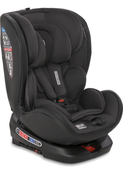 Nebula 0-36 kg Isofix Oto Koltuğu- Black Leather