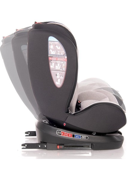 Nebula 0-36 kg Isofix Oto Koltuğu- Black Leather