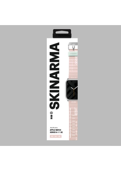 Watch Ultra Saat Kordonu 49MM Kordon Shokkustrap Kayış Açık Pembe