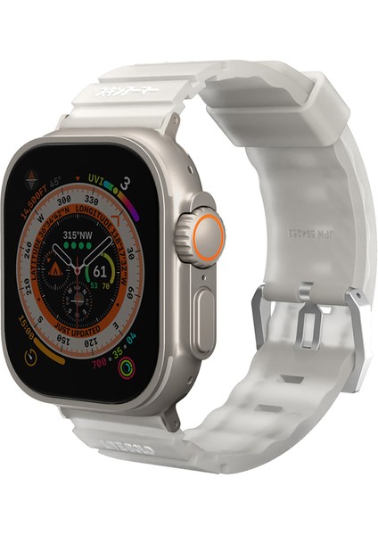 Watch Akıllı Saat Kordonu 44MM New Shokku Silikon Strap Kayış Beyaz
