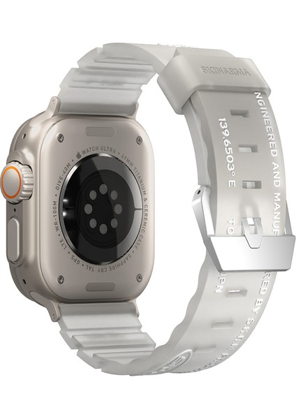 Watch Akıllı Saat Kordonu 44MM New Shokku Silikon Strap Kayış Beyaz fiyatları