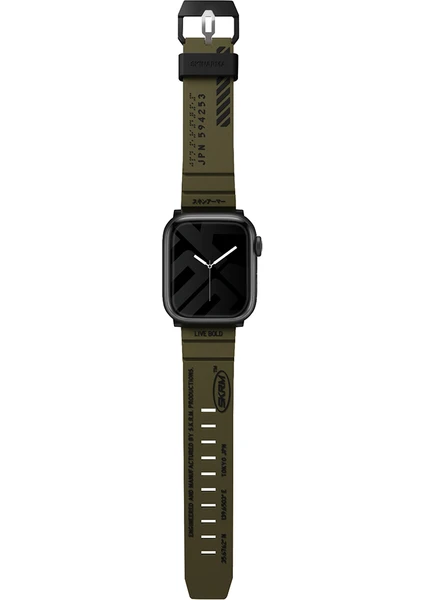 Watch Ultra Saat Kordonu 49MM Kordon Shokkustrap Kayış Olive