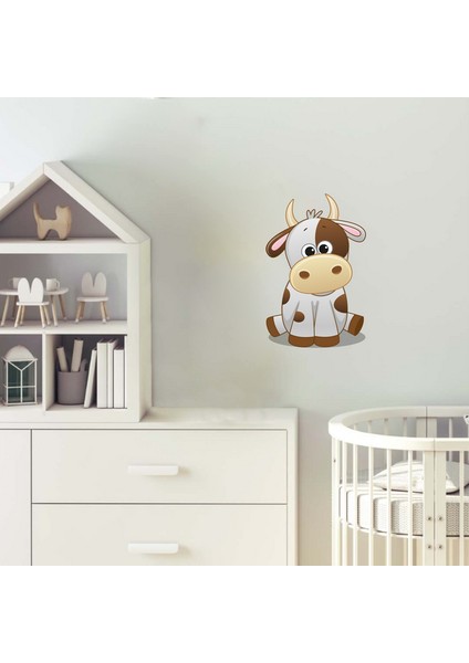 Sevimli Inek Sticker Duvar Sticker 25X15 cm fiyatları