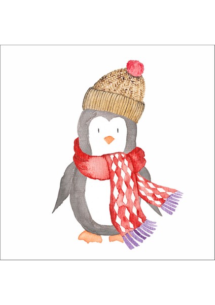 Yılbaşı Benguen Sticker Duvar Sticker 30X15 cm