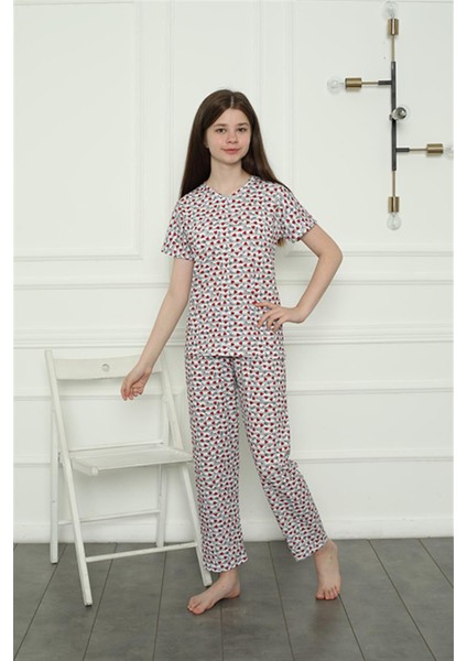 Kız Çocuk Penye Pijama Takım 20409