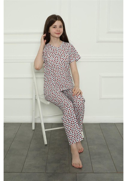 Kız Çocuk Penye Pijama Takım 20409