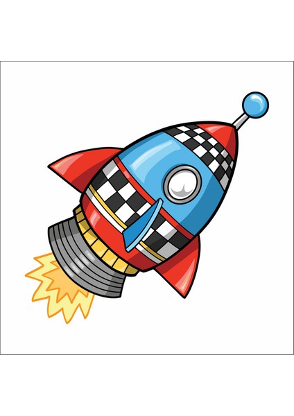 Jet Sticker Duvar Sticker 30X30 cm